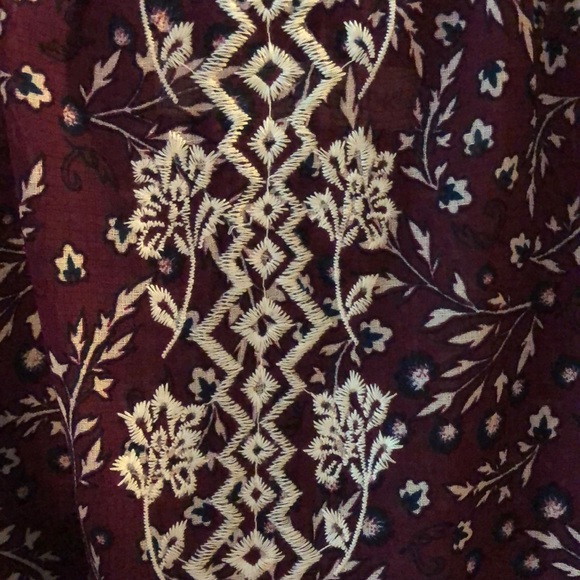 Long Sleeve Cold Shoulder Blouse - Picture 2 of 6